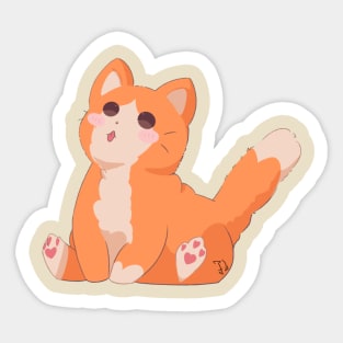 Blepy Kitten Sticker